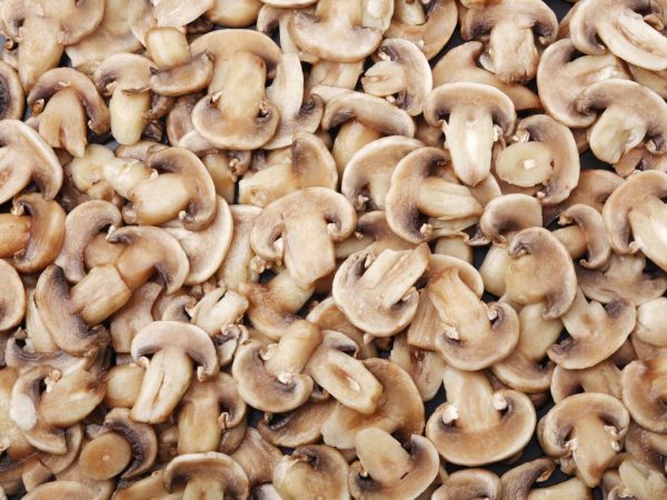 Chop the mushrooms before freezing