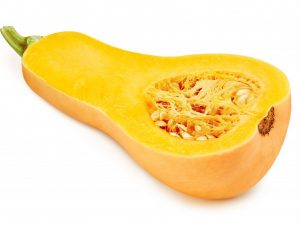 Mga tampok ng varietal ng butternut kalabasa na Perlas